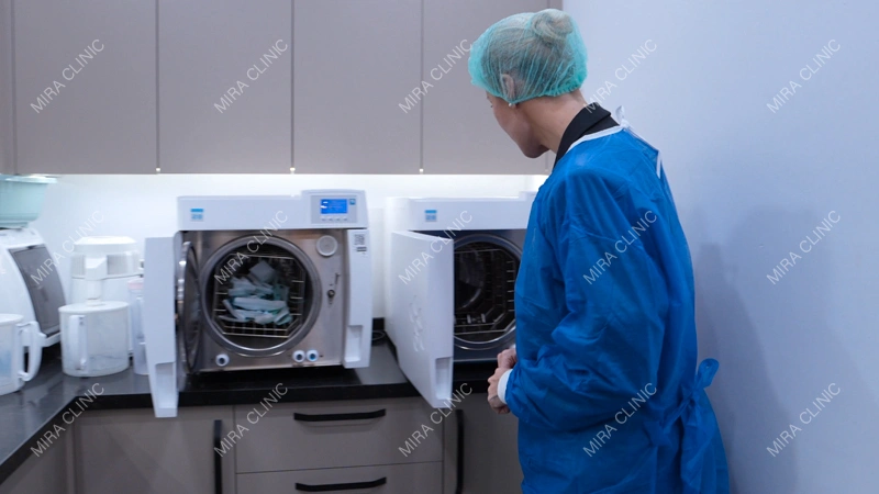 Elena Letuchaya  investing Sterilization Department at Mira clinic